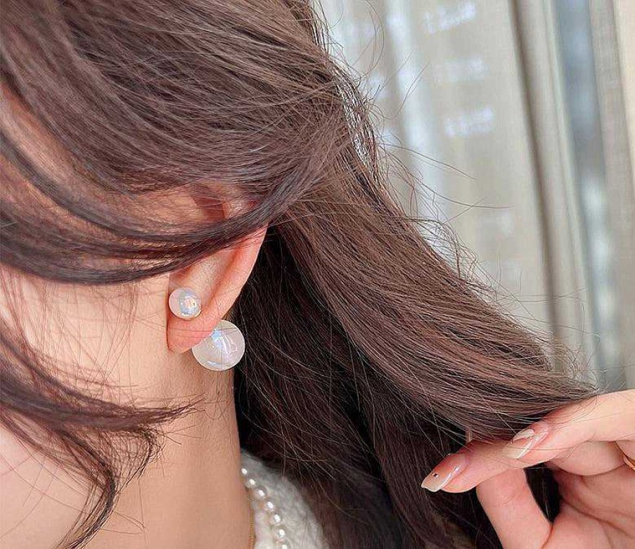 Women The Korean Fashion Earrings | Pearl Earrings Personal Fish Ji Pearl Earrings