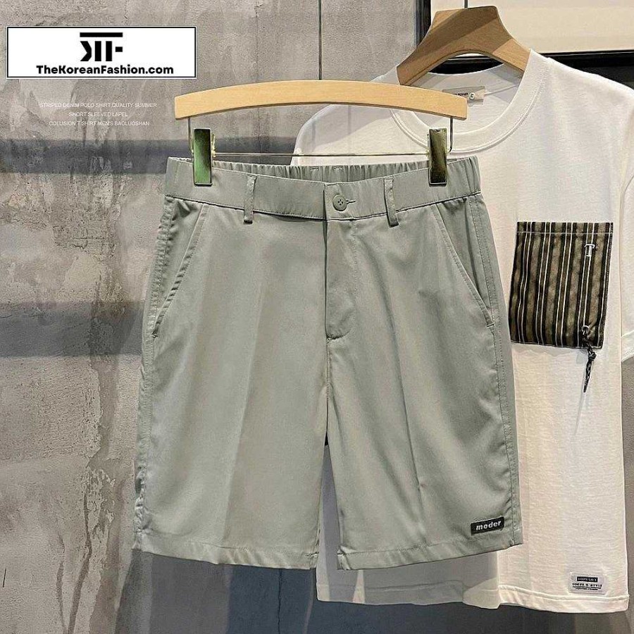 Clothing The Korean Fashion Shorts | Slim Elastic Waist Shorts