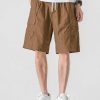 Clothing The Korean Fashion Shorts | Silk Drawstring Tooling Shorts