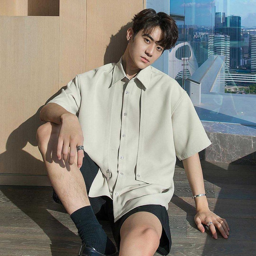 Clothing The Korean Fashion | Two Piece Button-Down Shirt