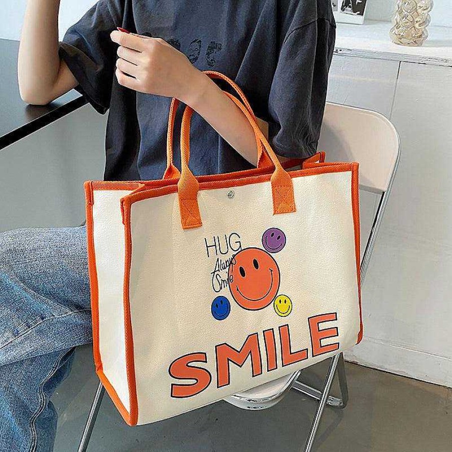 Women The Korean Fashion | Canvas Shopping Bag