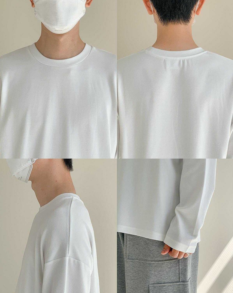 Clothing The Korean Fashion | Drape Elastic Bottoming Shirt