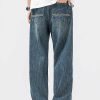 Clothing The Korean Fashion Jeans | Basic Casual Drape Jeans Blue