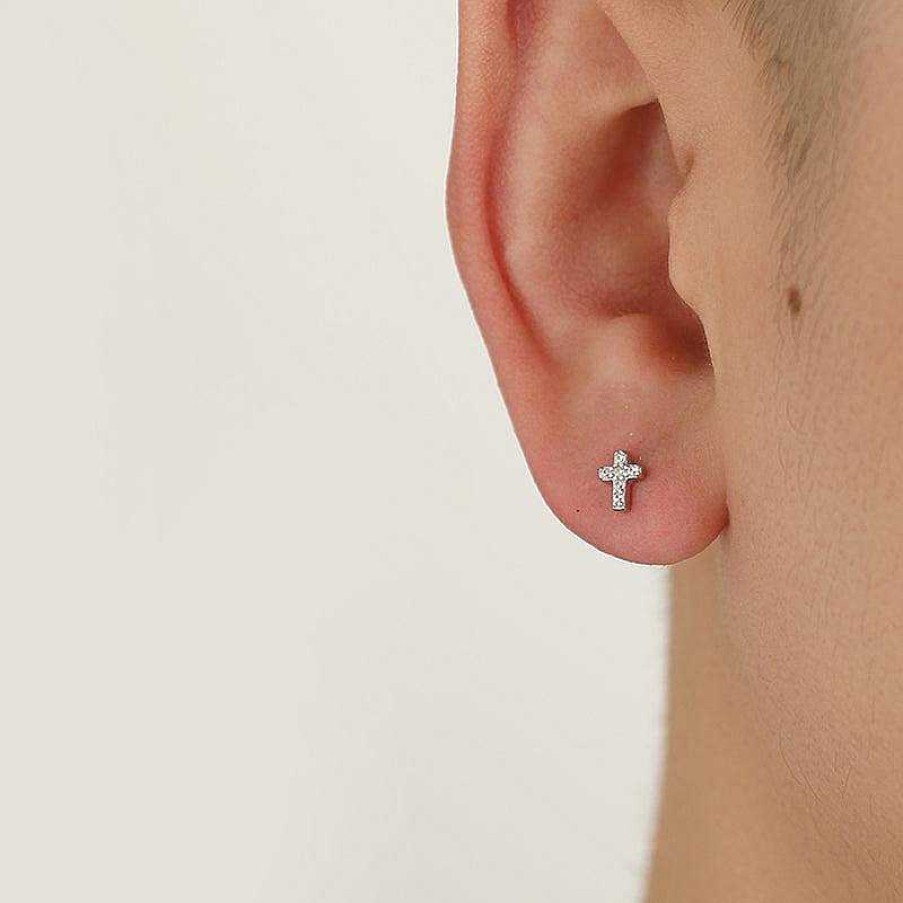 Accs & Bags & Shoes The Korean Fashion | Cross Ear Studs