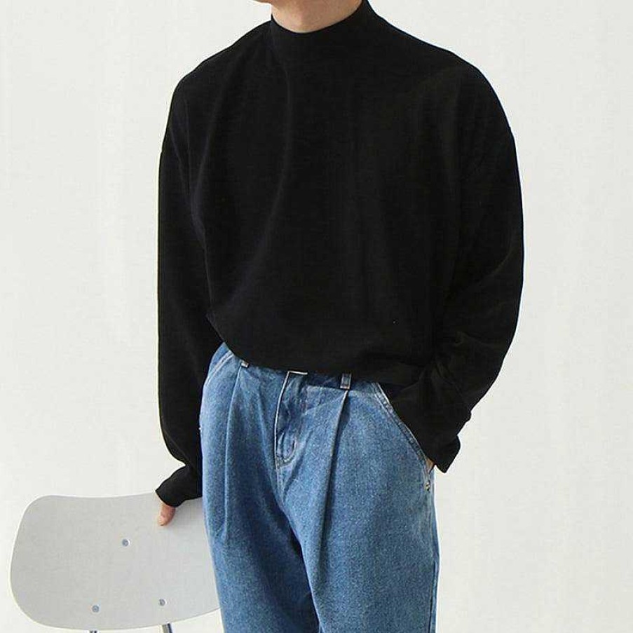 Clothing The Korean Fashion | Half Turtleneck Bottoming Shirt