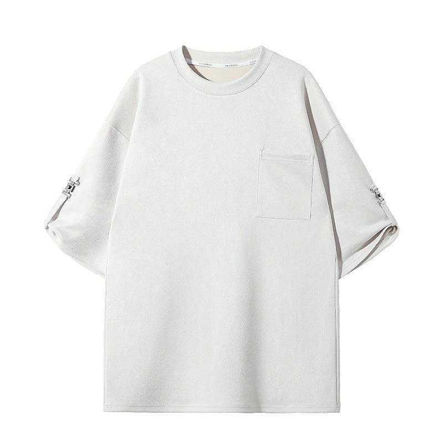 Clothing The Korean Fashion | Half Sleeves Round Neck T-Shirt