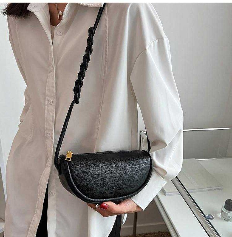 Women The Korean Fashion | Pu Leather Saddle Bag