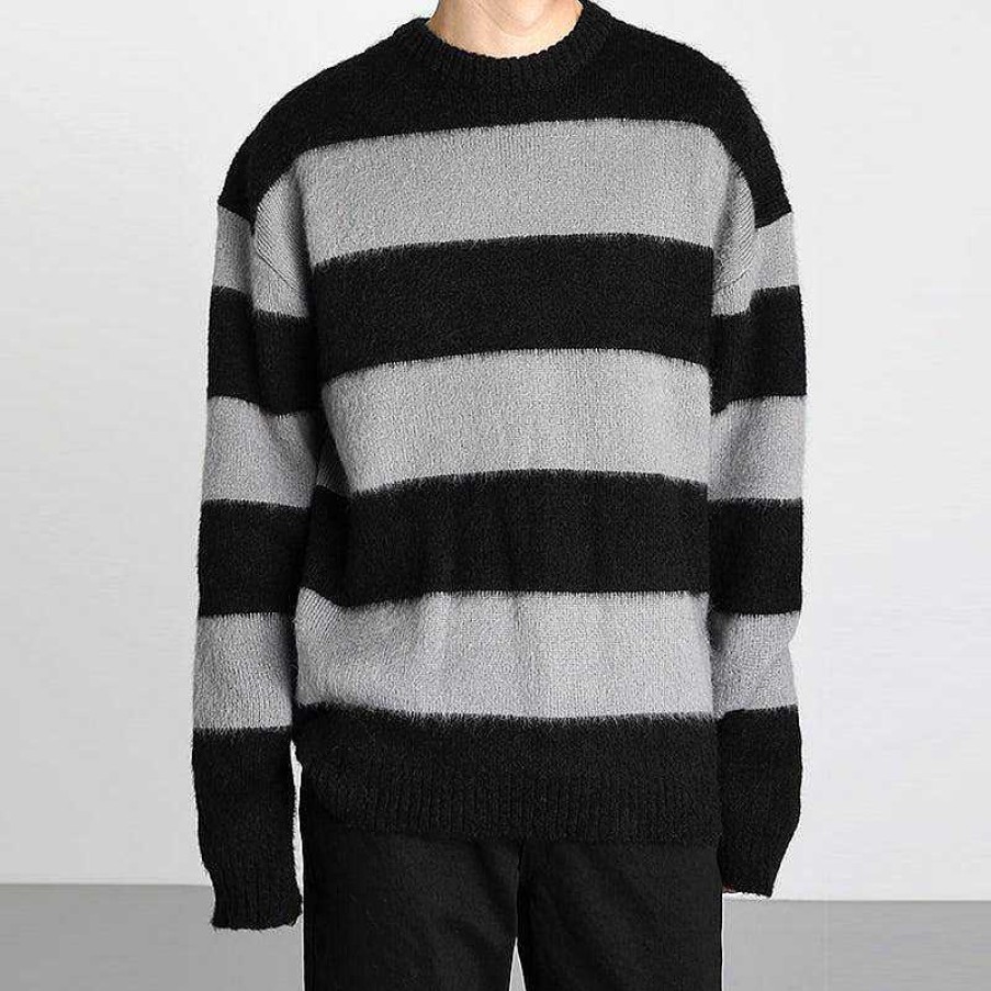 Clothing The Korean Fashion | Casual Striped Sweater