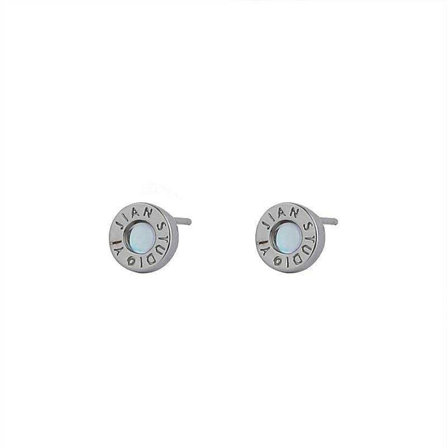 Accs & Bags & Shoes The Korean Fashion | Letter Blue Earrings