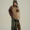 Clothing The Korean Fashion | Plaid Polo Shirt Jacket Lattice