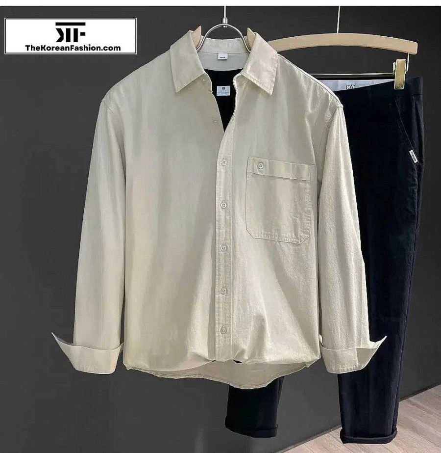 Casual Style Clothes The Korean Fashion | Casual Oxford Button Down Shirt