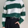 Clothing The Korean Fashion | Mohair Striped Sweater