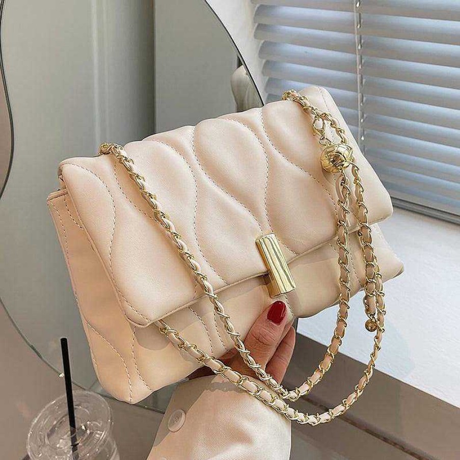 Women The Korean Fashion | Chain Baguette Bag