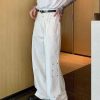 Clothing The Korean Fashion Jeans | Double-Layer Waist Straight Pants