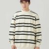 Clothing The Korean Fashion | Striped Long-Sleeved Shirt