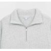 Clothing The Korean Fashion | Loose Half Zip Sweater