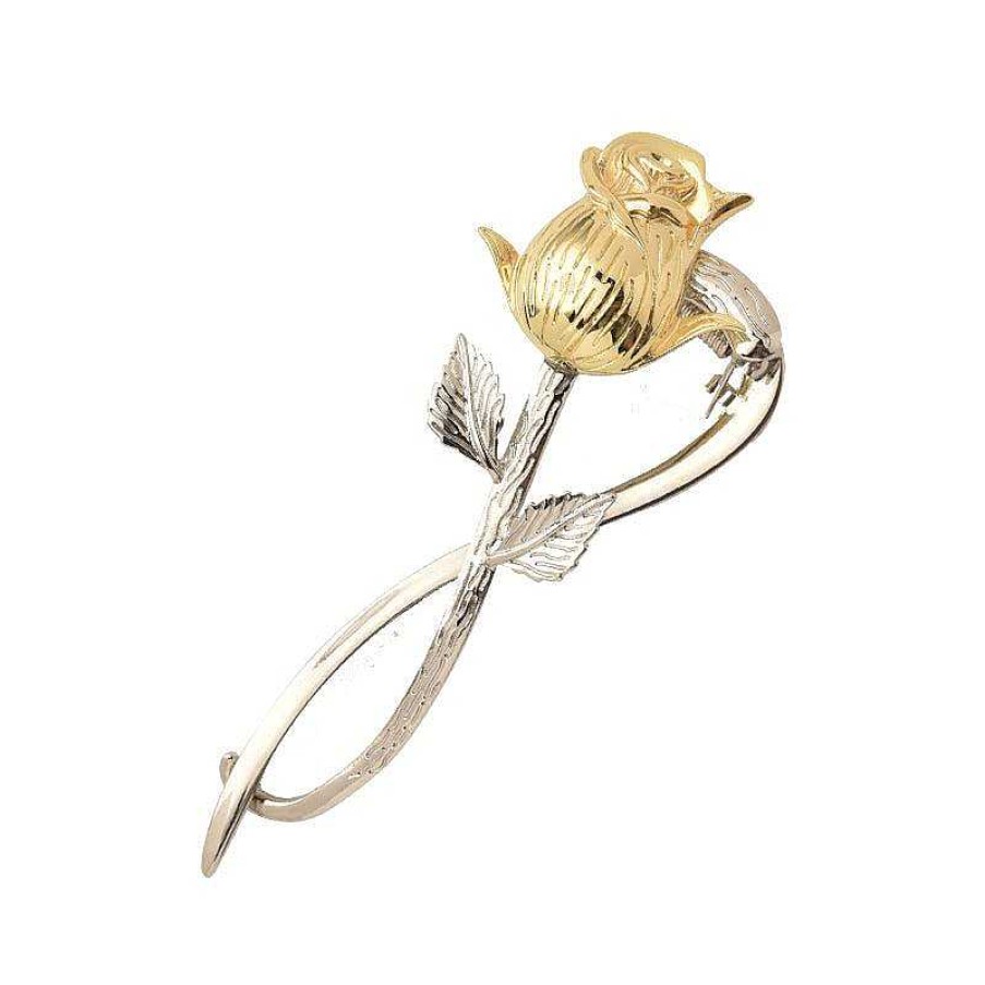 Women The Korean Fashion Hair Accessories | Metal Tulip Hair Clip Gold