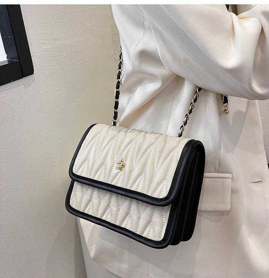 Women The Korean Fashion | Quilted Flap Shoulder Bag