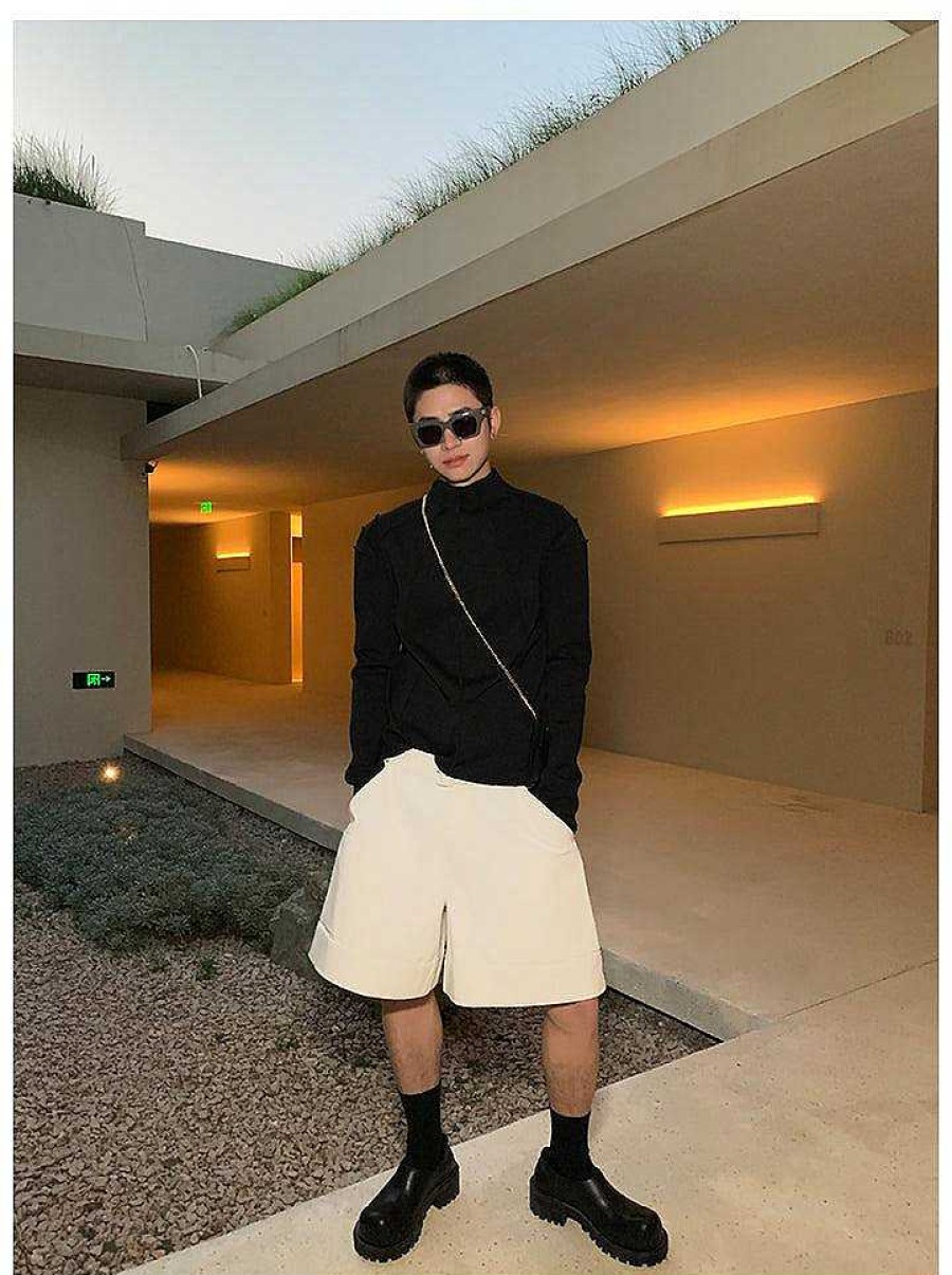 Clothing The Korean Fashion | Half-Neck Long-Sleeve T-Shirt