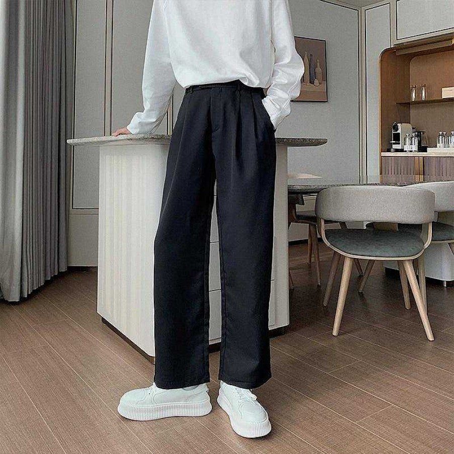 Clothing The Korean Fashion | Double Breasted Blazer & Pleated Pants