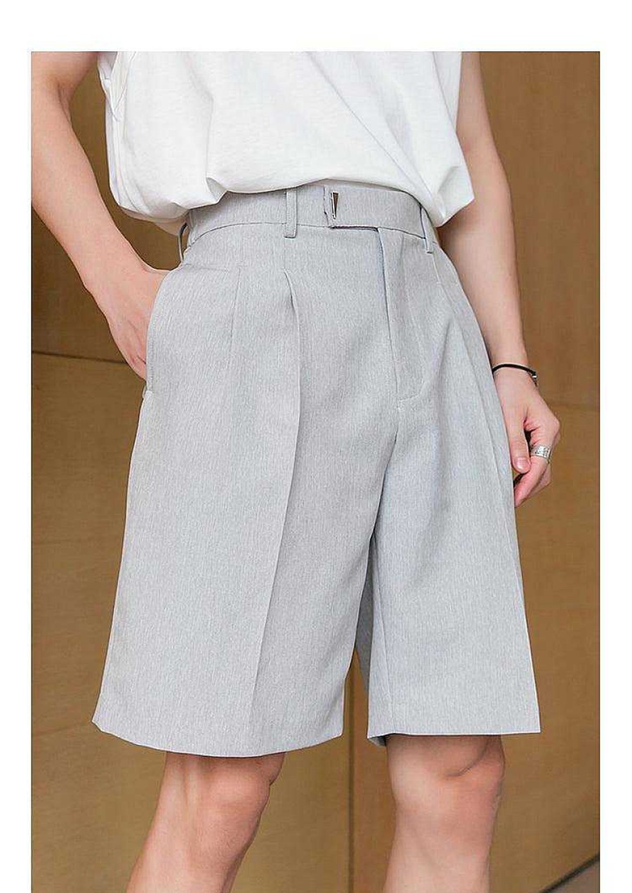 Clothing The Korean Fashion Shorts | Elastic Waist Drape Shorts