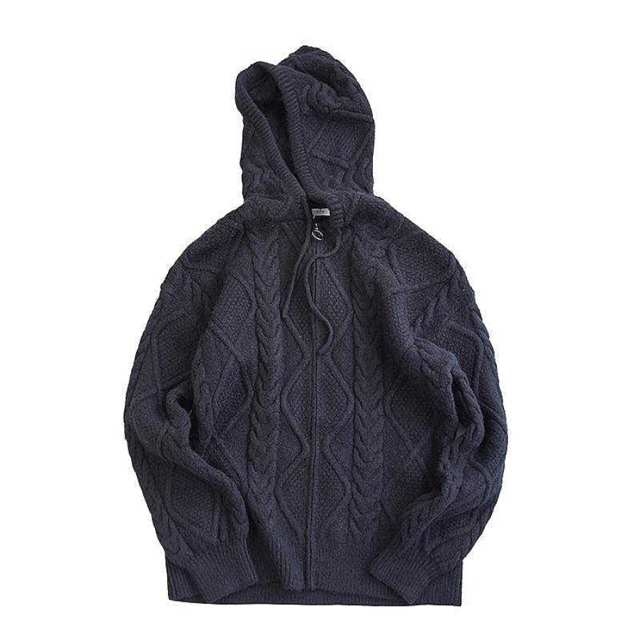 Clothing The Korean Fashion | Knitted Hooded Jacket