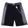 Clothing The Korean Fashion Shorts | Washed Denim Shorts With Chain