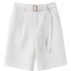 Clothing The Korean Fashion Shorts | Pleated Shorts With Belt