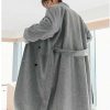 Clothing The Korean Fashion | Belted Mid-Length Coat