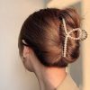 Women The Korean Fashion Hair Accessories | Pearl Hair Claw Clip