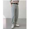 Clothing The Korean Fashion Jeans | Straight Jeans Light Blue