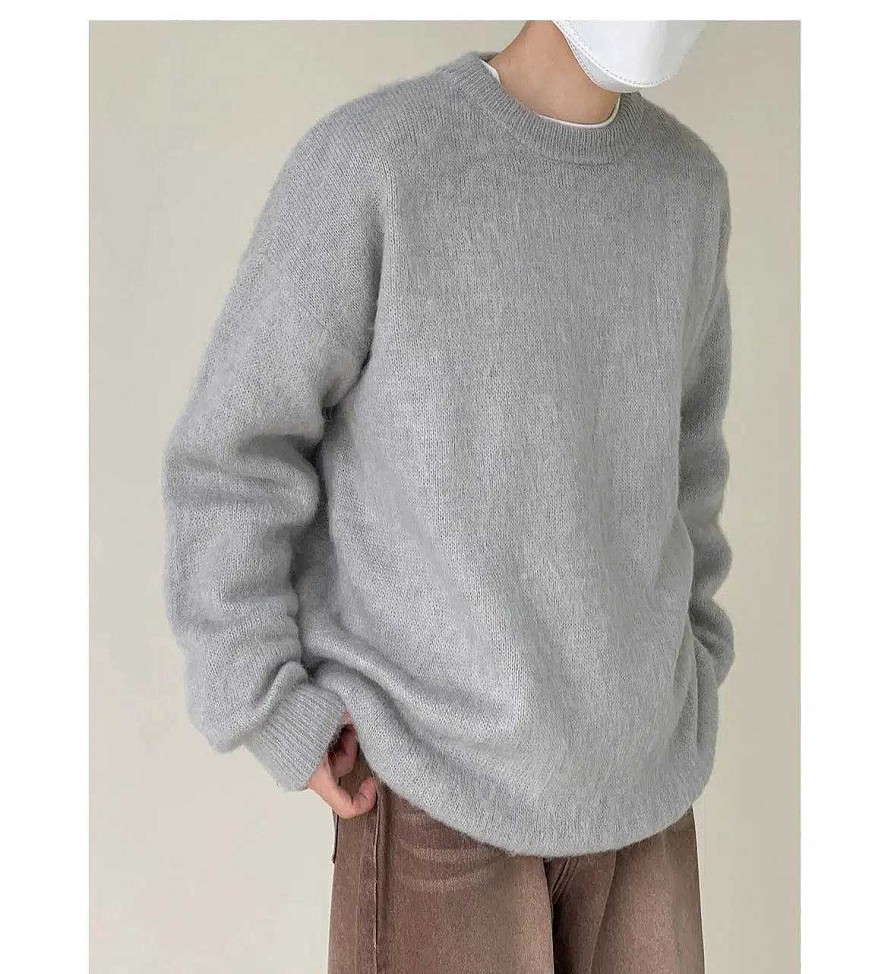 Clothing The Korean Fashion | Wool Blended Mohair Sweater