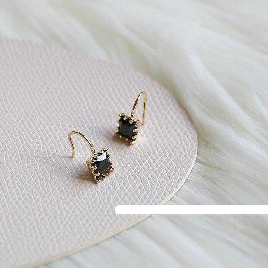 Women The Korean Fashion Earrings | Retro Zircon Fashion Earrings