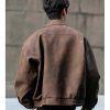 Clothing The Korean Fashion | Vintage Retro Zipper Leather Jackets