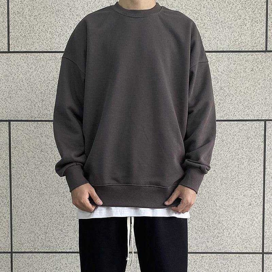 Clothing The Korean Fashion | Round Neck Basic Sweater