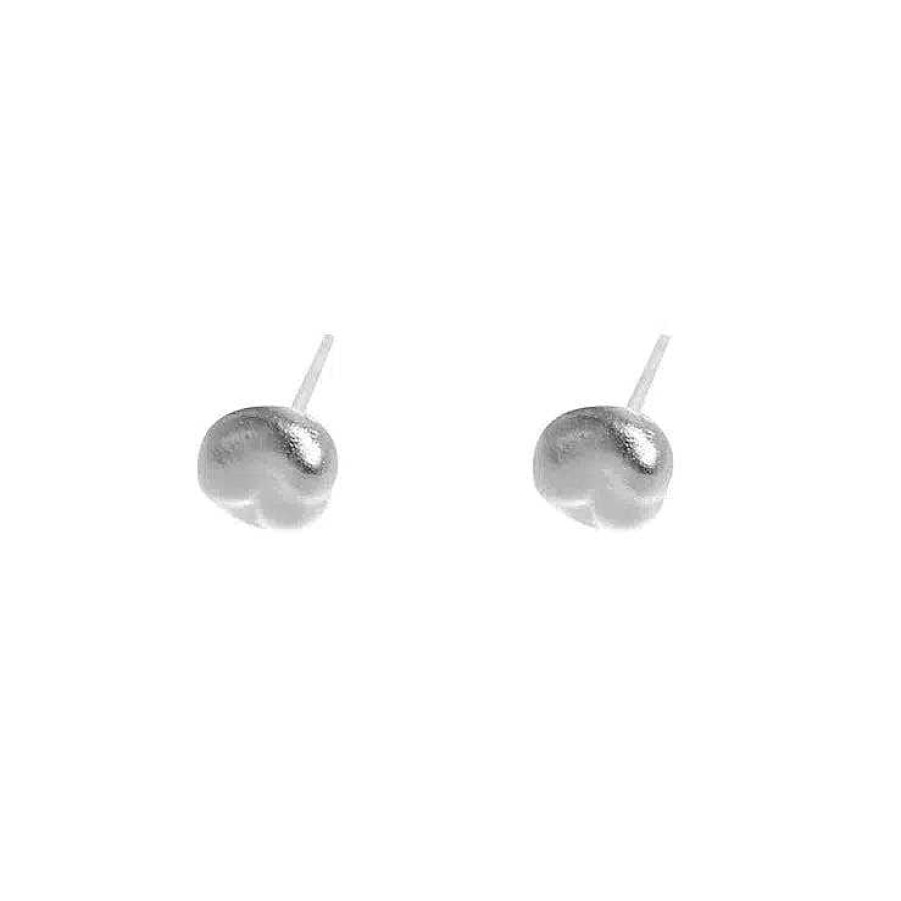 Accs & Bags & Shoes The Korean Fashion | 925 Sterling Silver Geometric Round Earrings