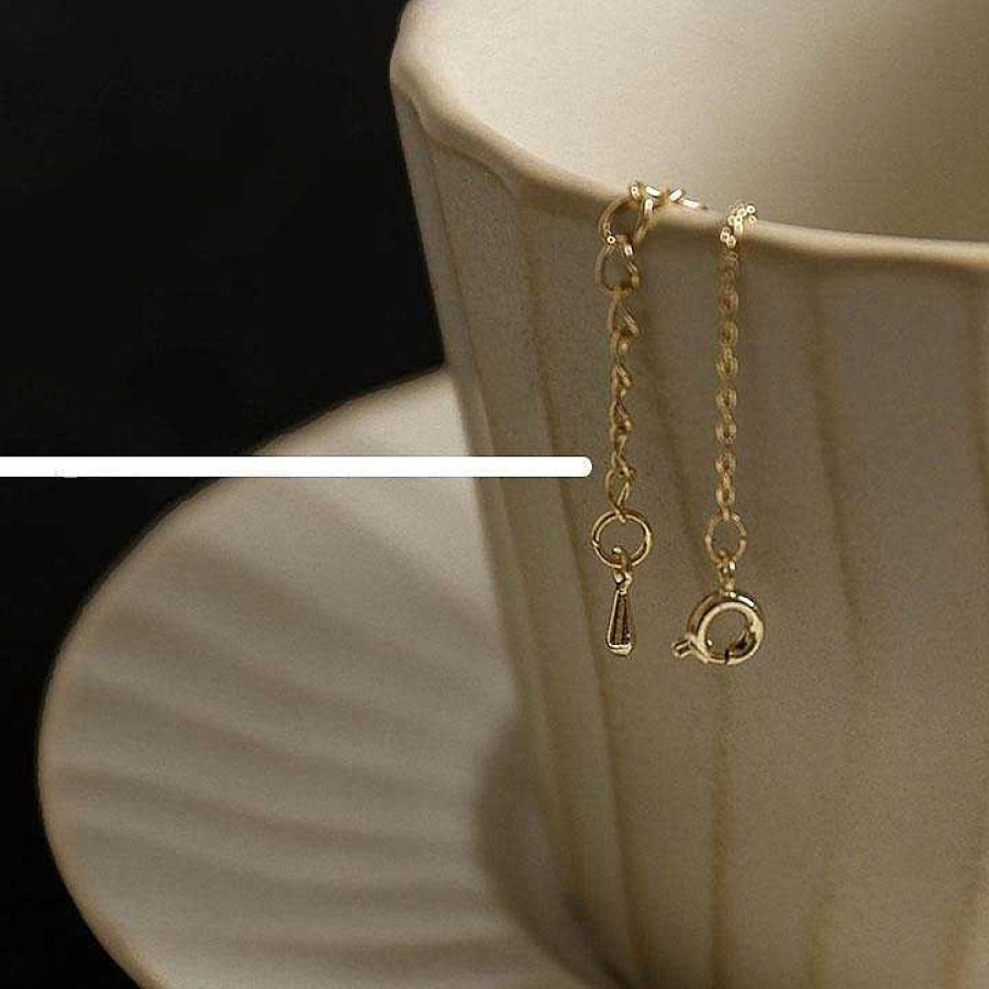 Women The Korean Fashion Necklaces | H' Pendant Necklace Gold