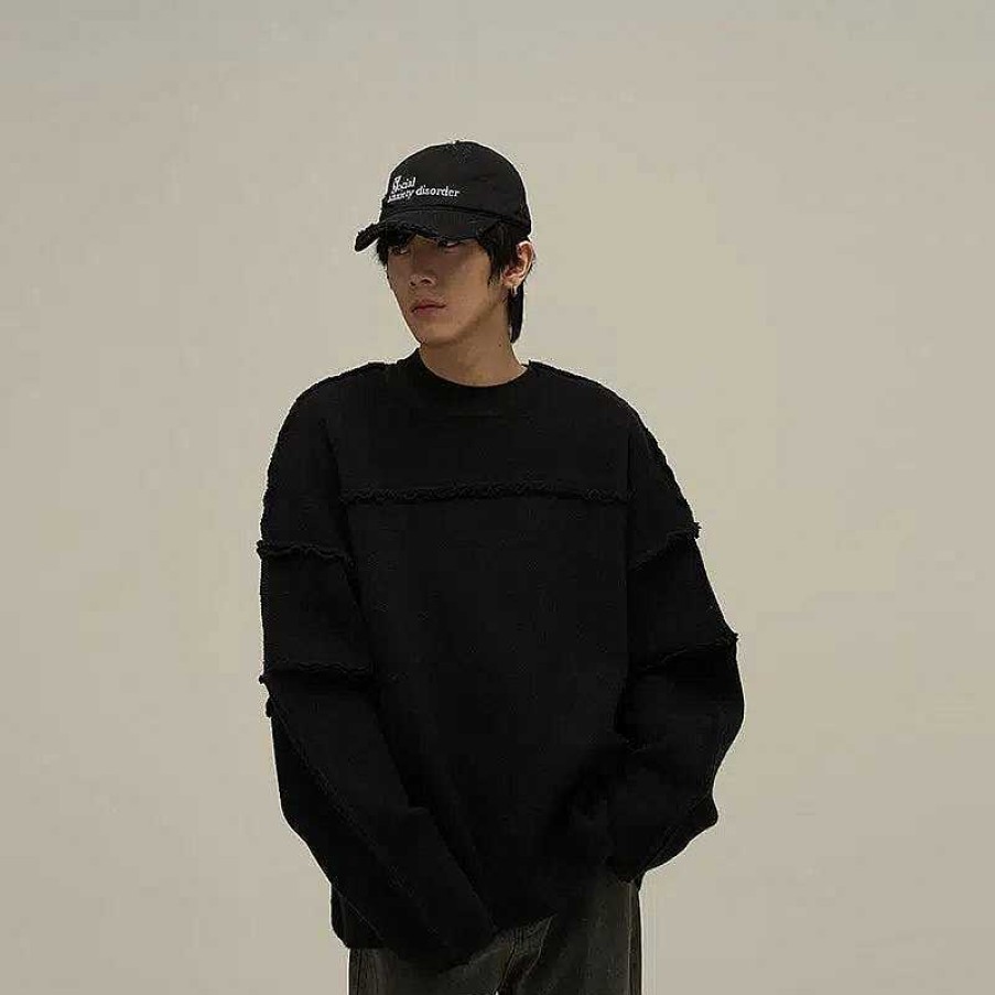 Clothing The Korean Fashion | Oversized Crew Neck Pullover