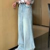 Clothing The Korean Fashion Jeans | Light Straight-Leg Jeans Blue