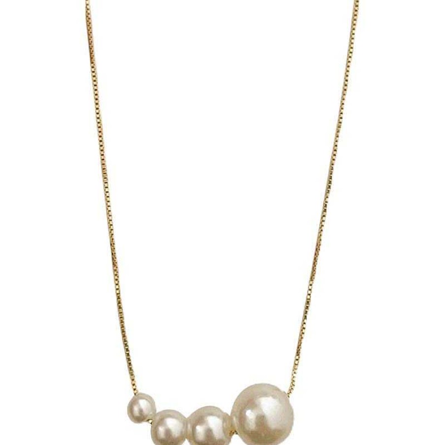 Women The Korean Fashion Necklaces | Pearl Necklace Gold