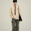 Clothing The Korean Fashion | Retro Striped Shirt