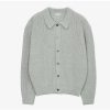 Clothing The Korean Fashion | Lapel Button-Down Knitted Cardigan