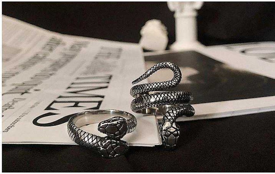 Accs & Bags & Shoes The Korean Fashion | Titanium Snake Ring