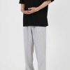 Clothing The Korean Fashion Slim Fit | Light Gray Pleated Drape Slim Pants Grey