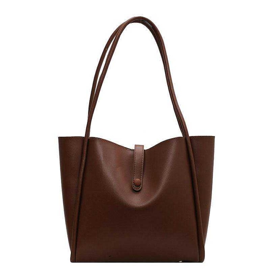 Women The Korean Fashion | Faux Leather Tote Bag