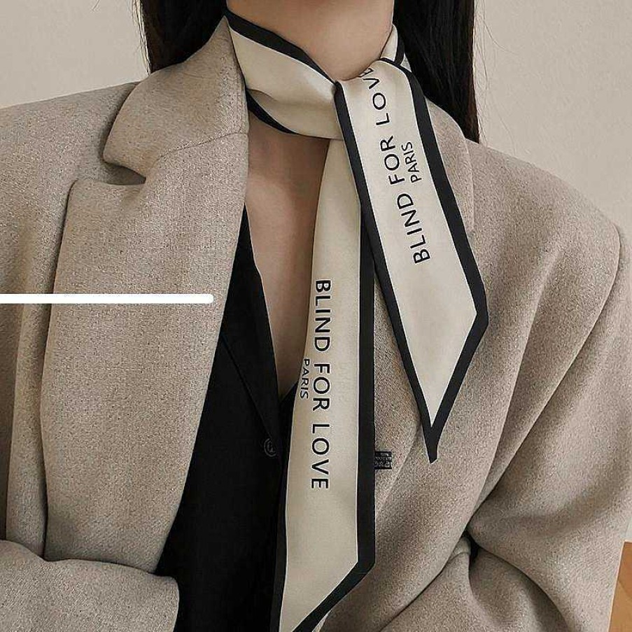 Women The Korean Fashion Necklaces | Long Silk Scarf