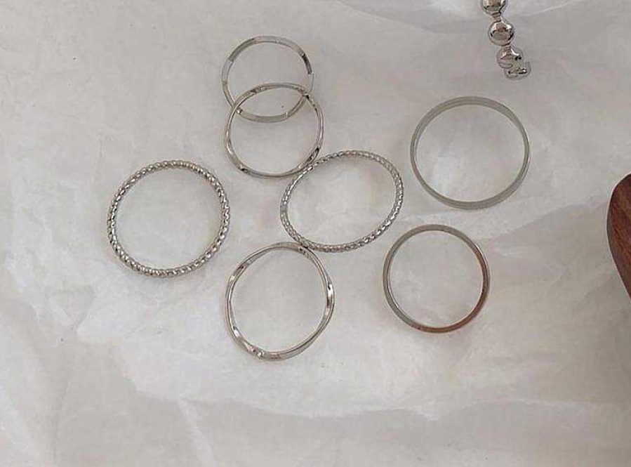 Women The Korean Fashion Rings | Simple Rings Sets