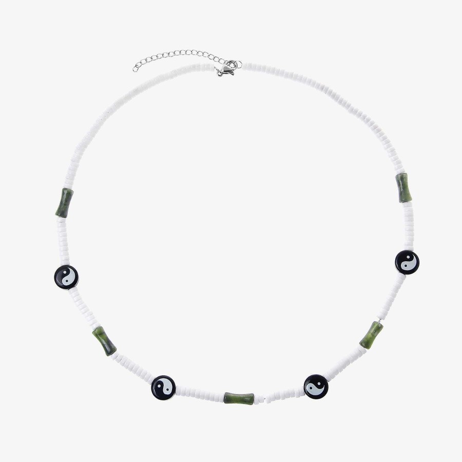 Accs & Bags & Shoes The Korean Fashion | Tai Chi Bead Jade Necklace Green