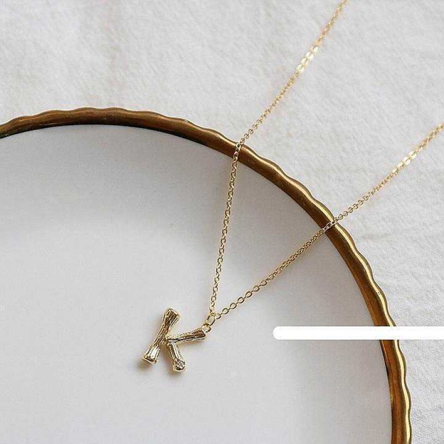 Women The Korean Fashion Necklaces | Letter Pendant Necklace