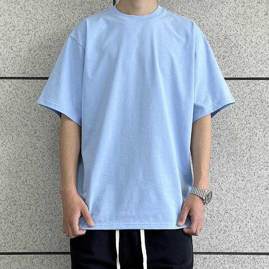 Clothing The Korean Fashion Slim Fit | Basic Round Neck Tee